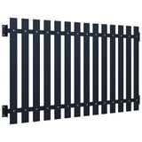 Anthracite fence panel 170.5x125 cm Powder coated steel