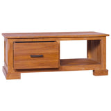 Meuble TV 90x50x37 cm Bois de teck massif