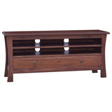 Meuble TV Marron classique 100x30x45 cm Bois d'acajou massif