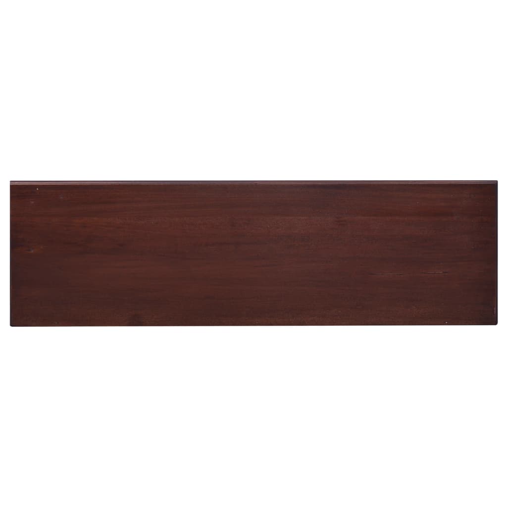 Meuble TV Marron classique 100x30x45 cm Bois d'acajou massif