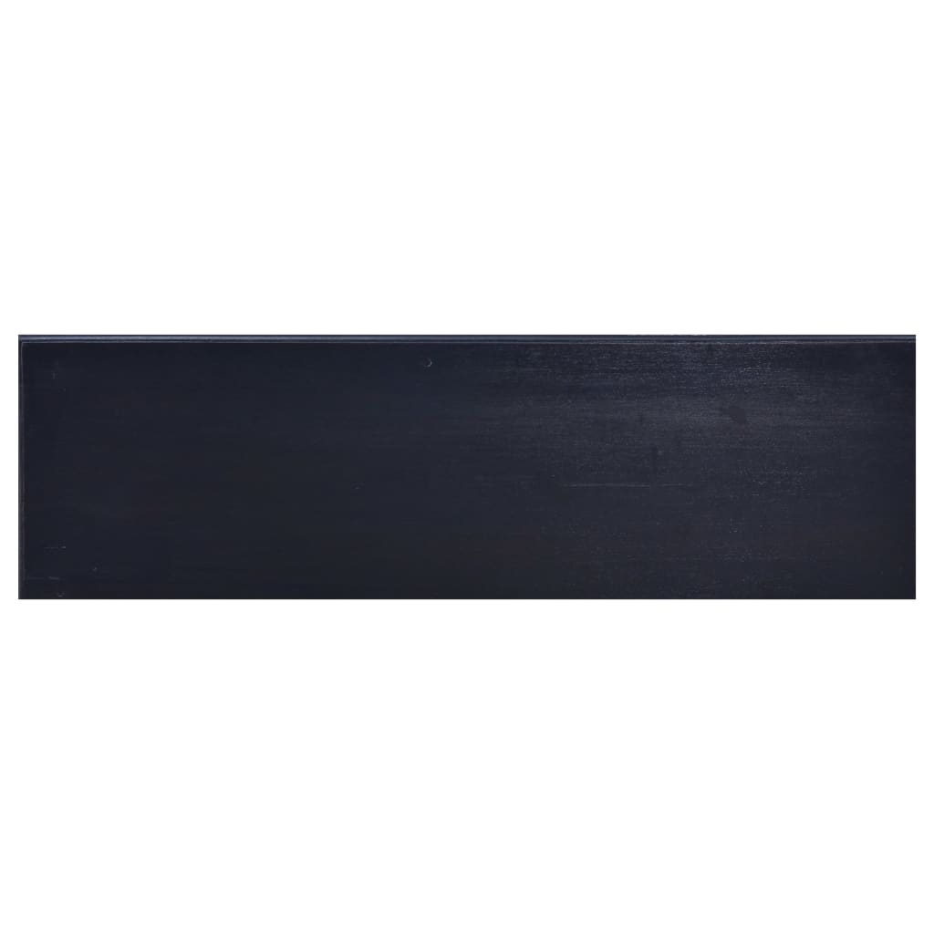 Meuble TV Café noir clair 100x30x45 cm Bois d'acajou massif