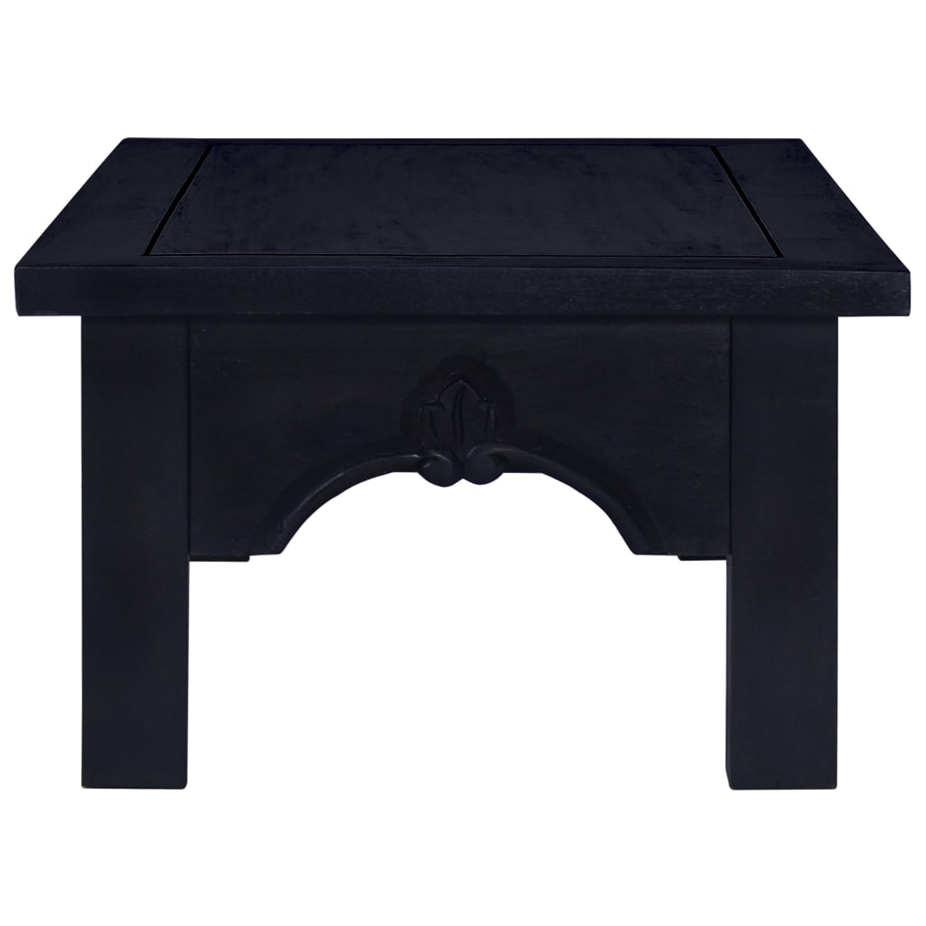 Table basse Café noir clair 100x50x30 cm Bois d'acajou massif