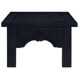 Table basse Café noir clair 100x50x30 cm Bois d'acajou massif