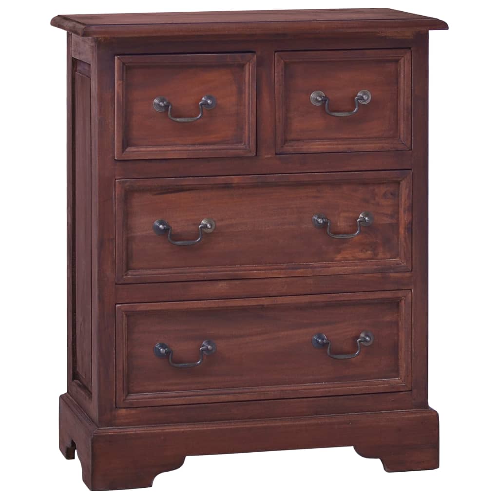 Commode Marron classique Bois d'acajou massif