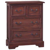 Commode Marron classique Bois d'acajou massif