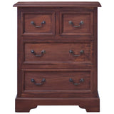 Commode Marron classique Bois d'acajou massif