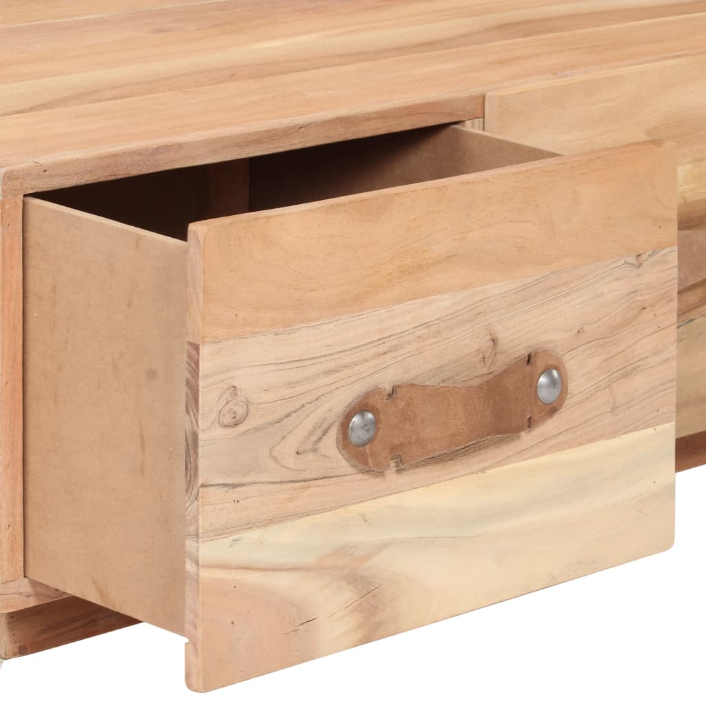 Table basse 90x50x35 cm Bois de récupération massif