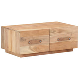 Table basse 90x50x35 cm Bois de récupération massif