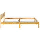 Cadre de lit sans matelas bois de manguier massif 180 cm