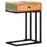 Table d'appoint en U 45x30x61 cm Bois de récupération massif