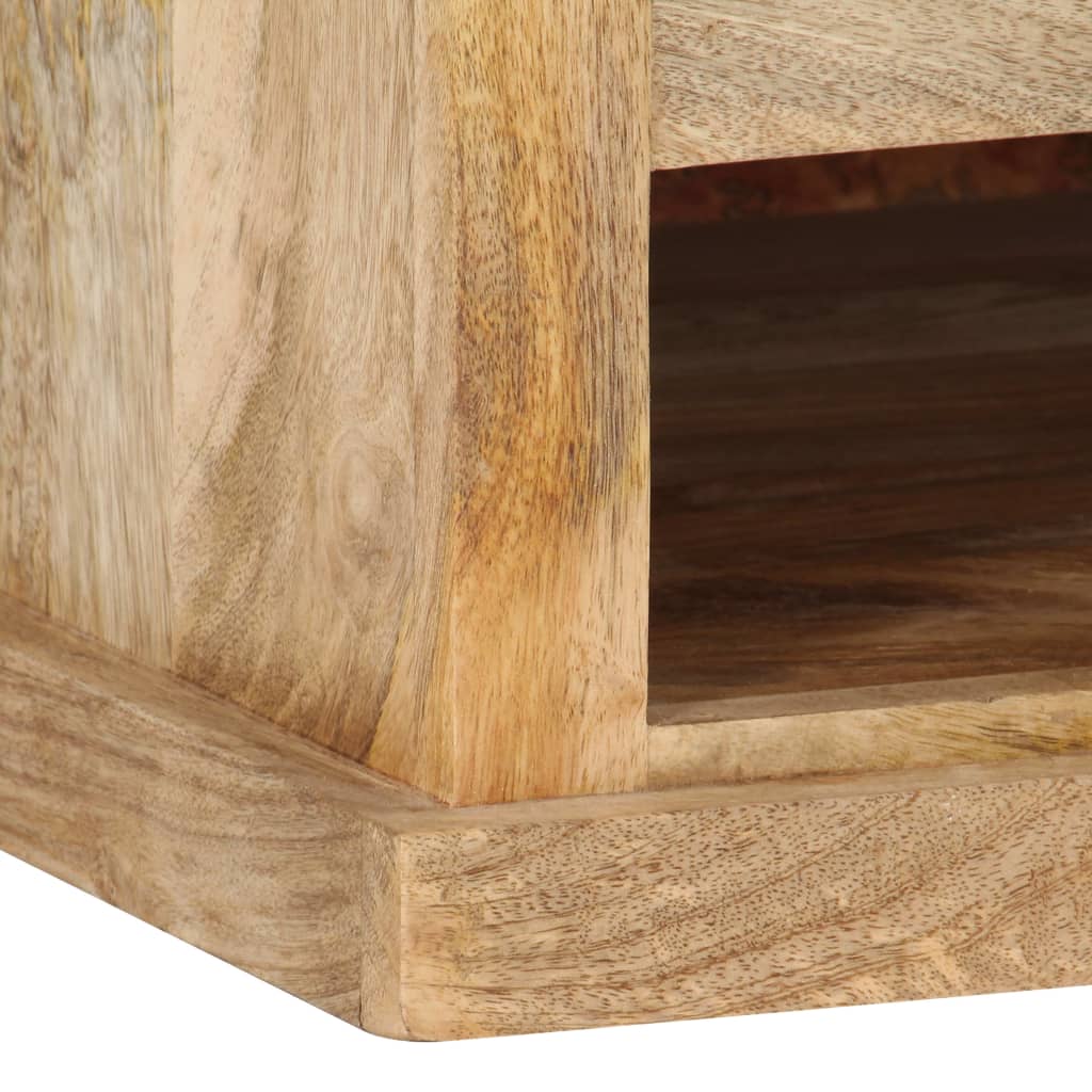 Table basse avec porte 90x50x35 cm Bois de manguier solide