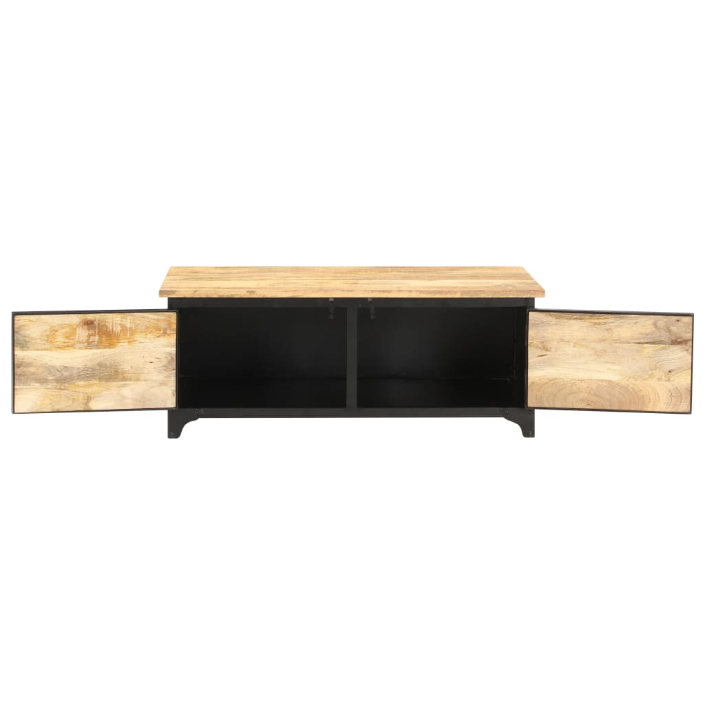 Couchtisch 90x50x35 cm Massives Mangoholz