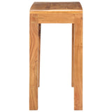 Table console 110x40x76cm Bois d'acacia massif et finition miel