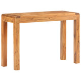 Table console 110x40x76cm Bois d'acacia massif et finition miel