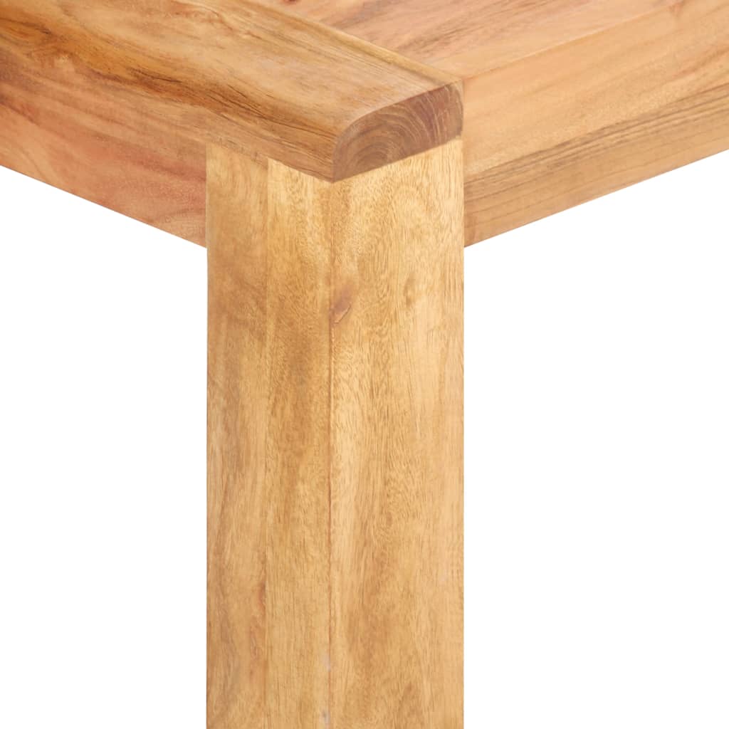 Table basse 110x60x35 cm Bois d'acacia massif et finition miel