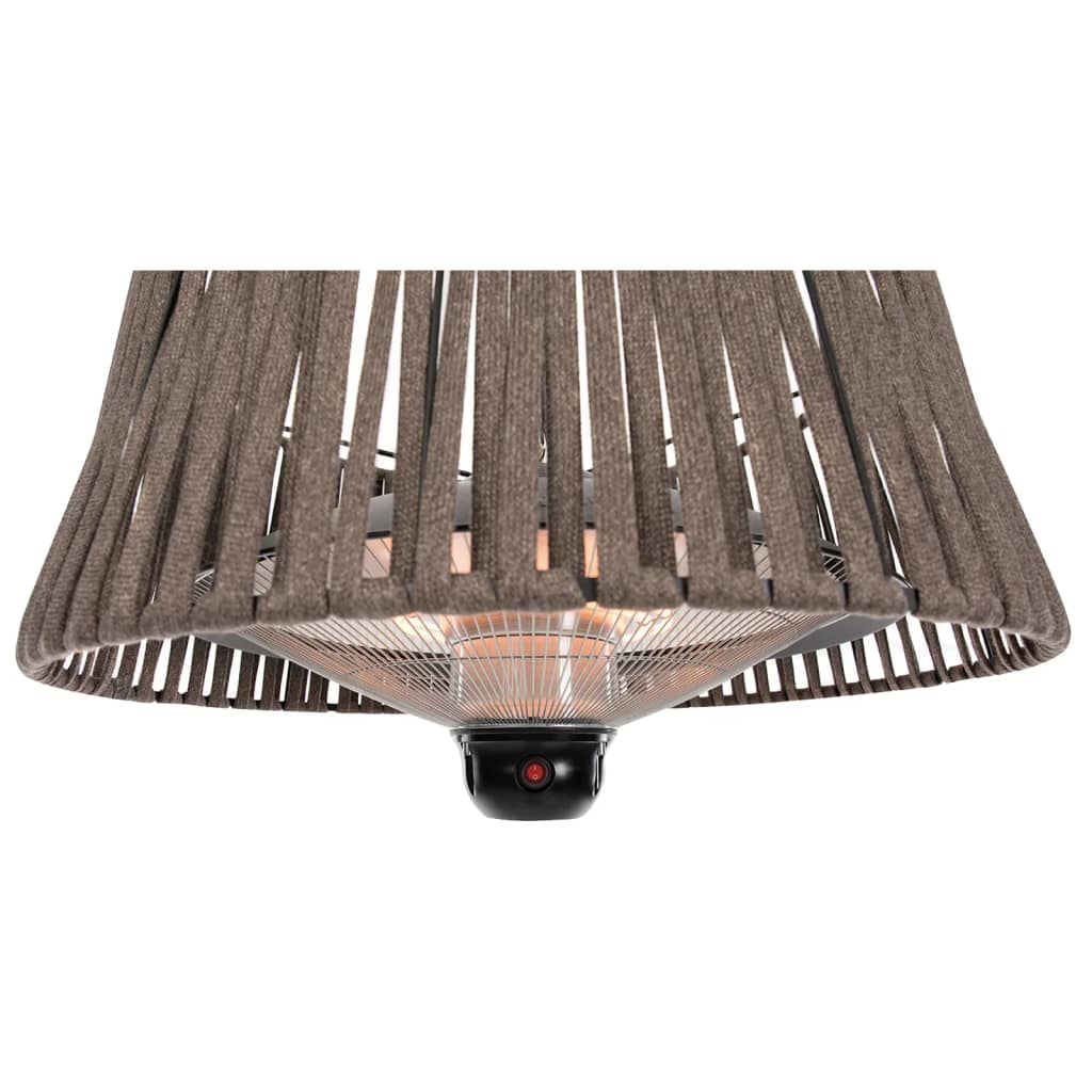 Sunred Chauffage suspendu Artix Corda 1800 W Halogène Marron