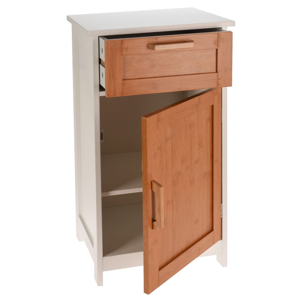 Bathroom Solutions Armoire avec porte et tiroir MDF