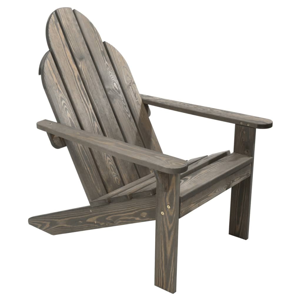 ProGarden Chaise longue de patio Adirondack Bois