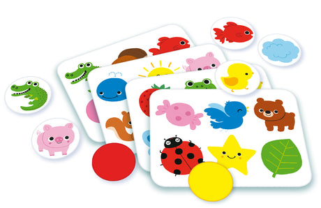 Jeu d'association NATHAN La Petite Ecole - Couleurs et Formes - Pour enfants de 2 ans et plus