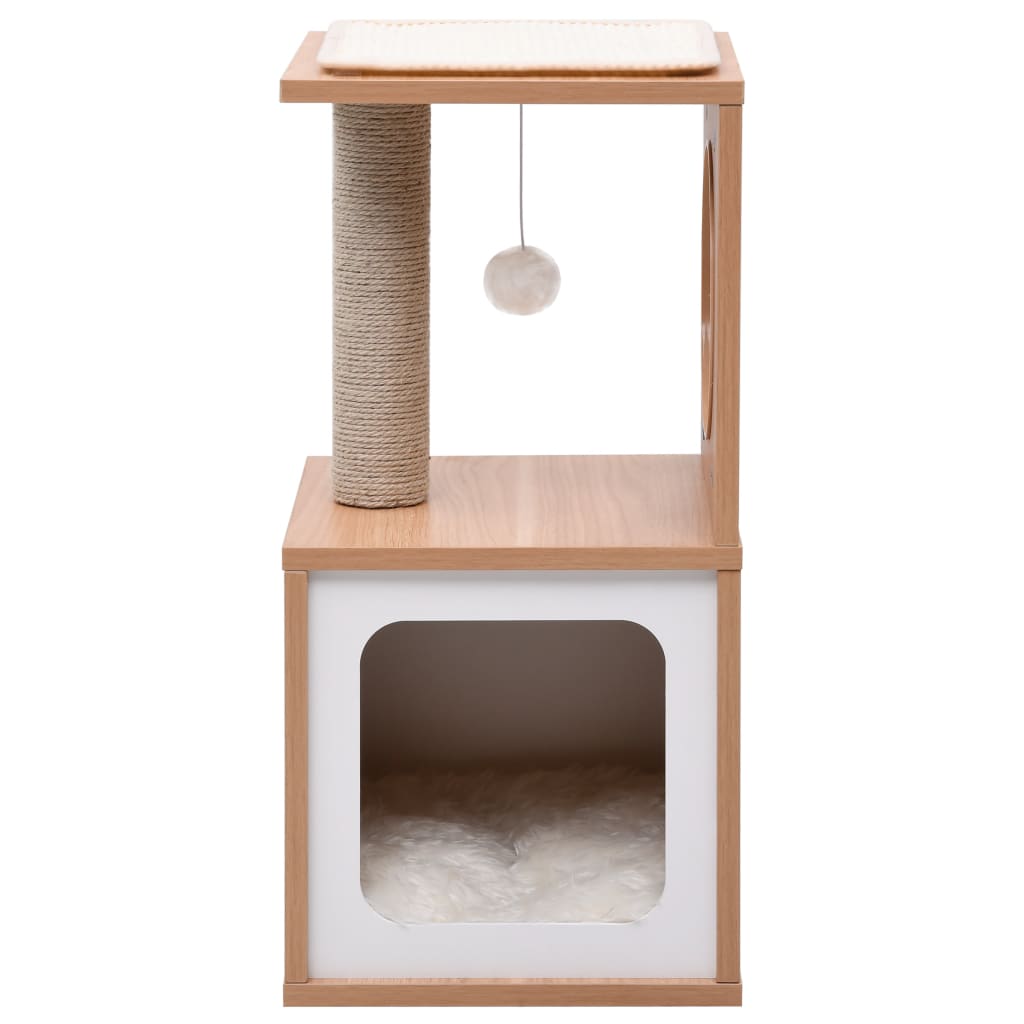 Arbre à chat avec tapis à gratter en sisal 60 cm