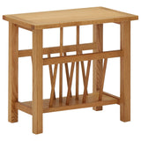 Table à revues 45x27x42 cm Bois de chêne solide