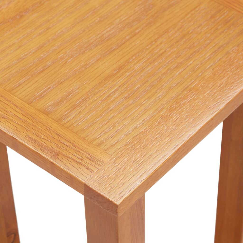 Table d'appoint 27x24x55 cm Bois de chêne massif