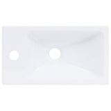 Lavabo 400x220x90 mm SMC Blanc