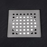 SMC Black Shower Tray 90x90 cm