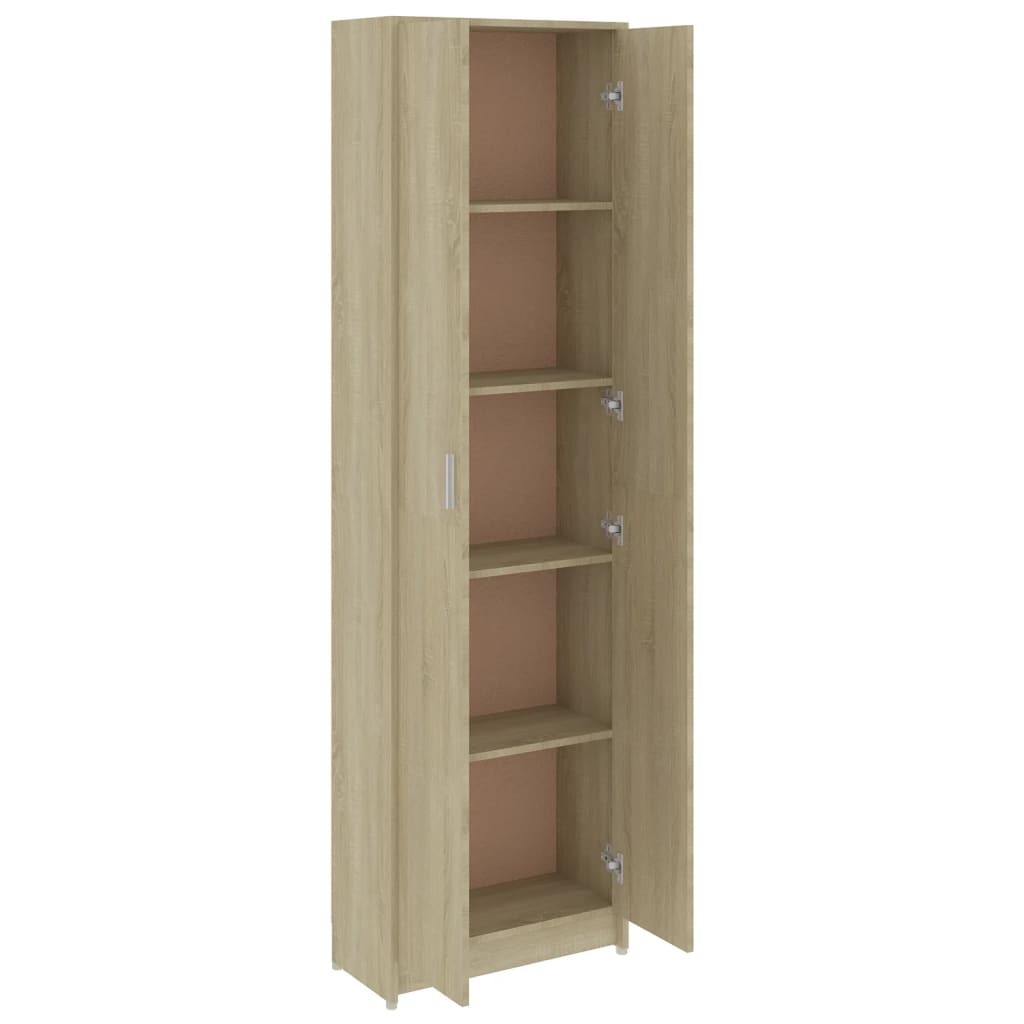 Garde-robe de couloir Chêne sonoma 55x25x189 cm Bois ingénierie