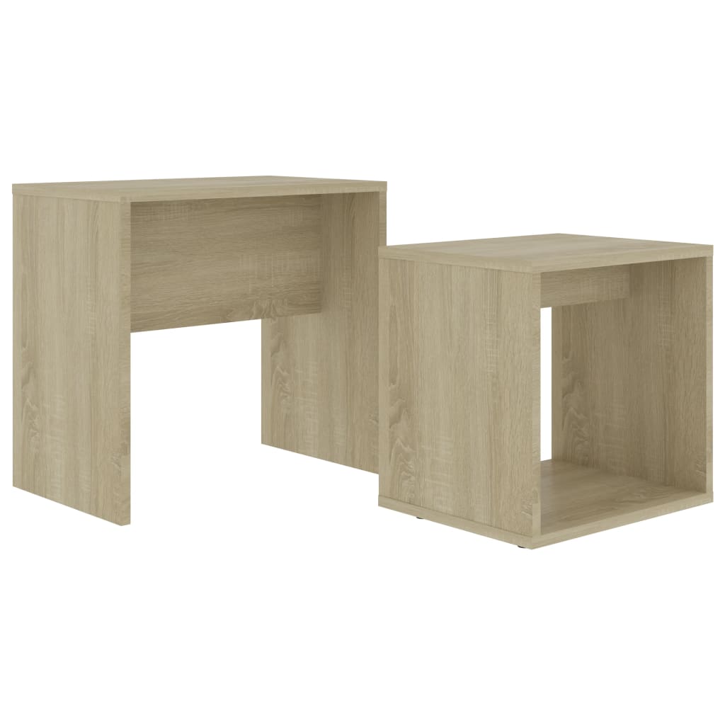 Coffee table set Sonoma oak 48x30x45cm Engineered wood