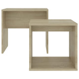 Coffee table set Sonoma oak 48x30x45cm Engineered wood