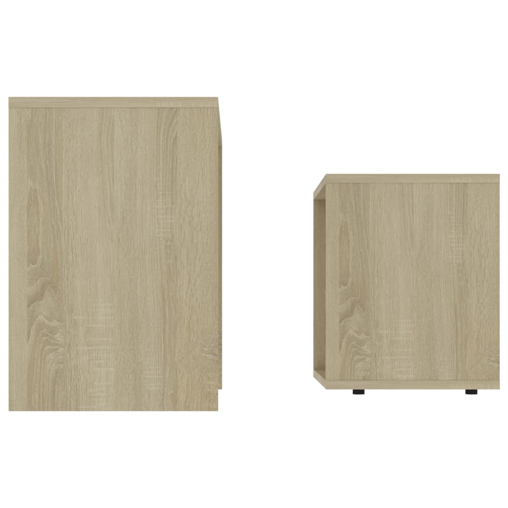 Coffee table set Sonoma oak 48x30x45cm Engineered wood