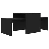 Set Couchtische, schwarz, 100 x 48 x 40 cm, Holzwerkstoff