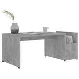 Table basse Gris béton 90x45x35 cm bois d’ingénierie