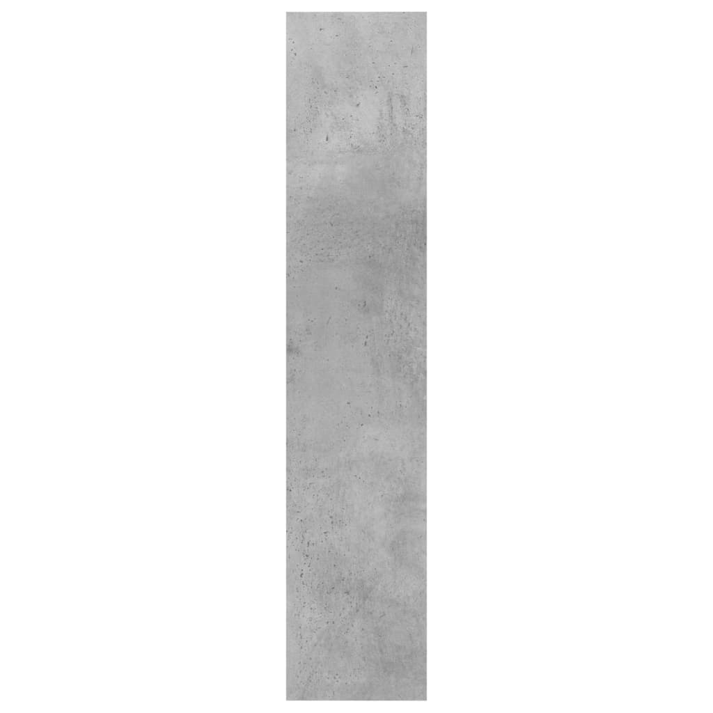 Étagère murale Gris béton 90x16x78 cm Bois d’ingénierie