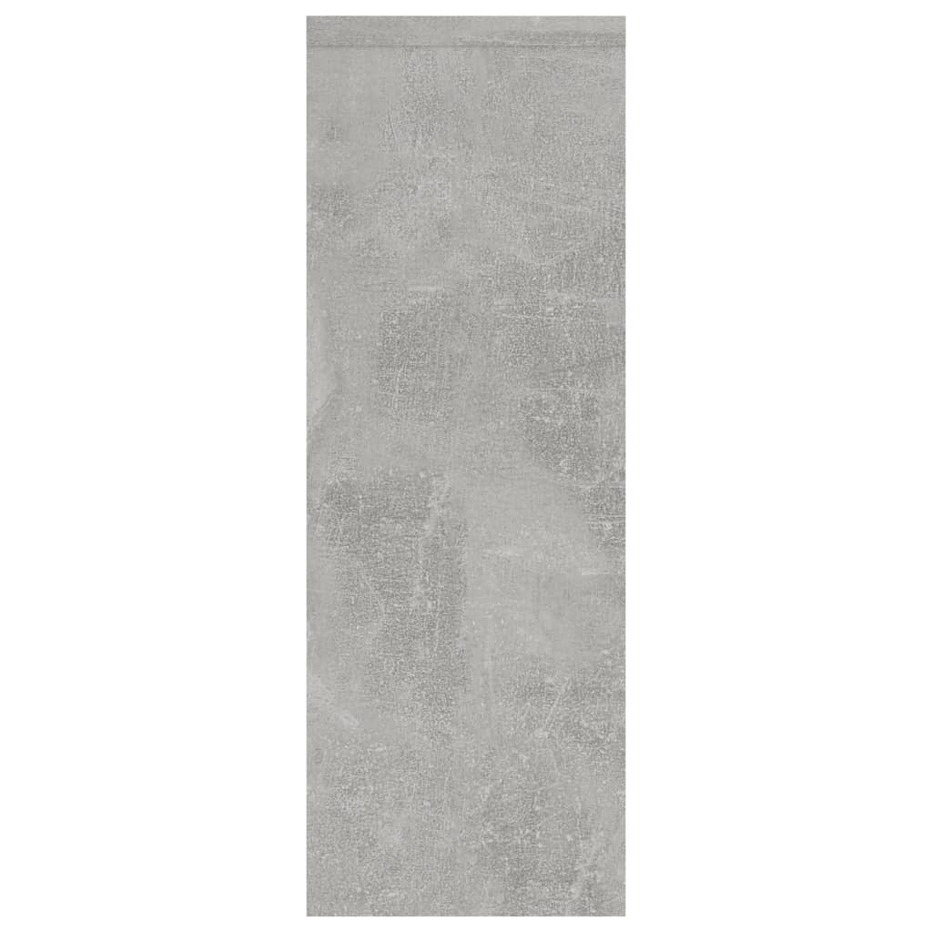 Étagère murale Gris béton 45,1x16x45,1 cm Bois d’ingénierie