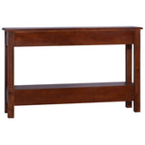 Table console Marron classique 120x30x75cm Bois d'acajou massif