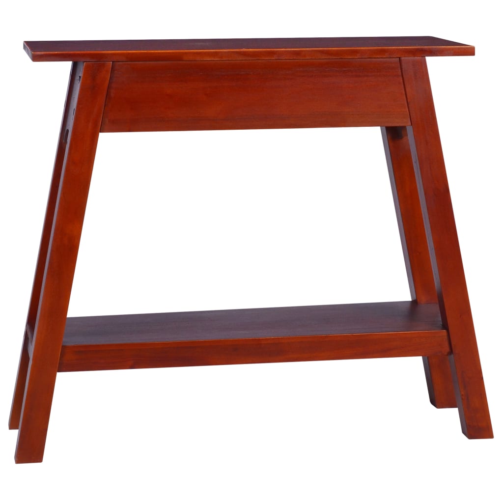 Table console Marron classique 90x30x75 cm Bois d'acajou massif