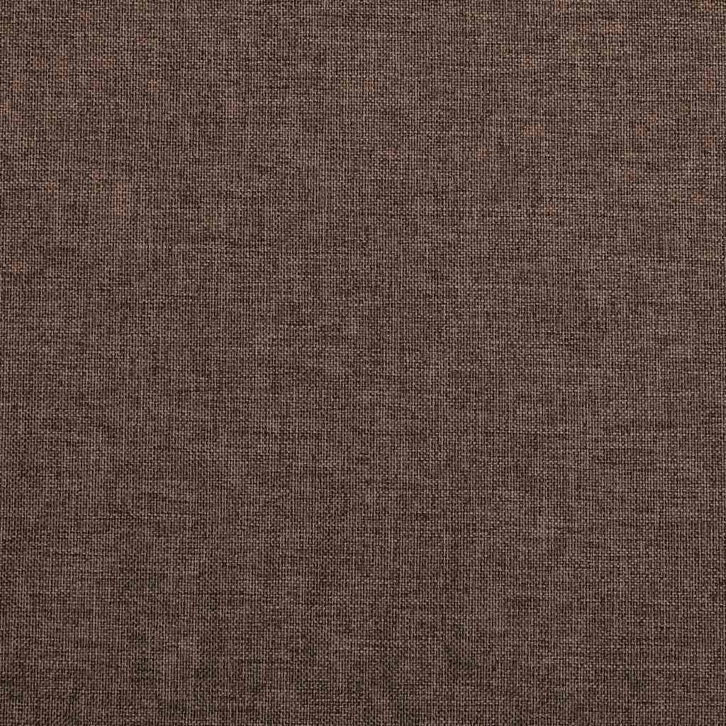 Rideau occultant Aspect de lin avec œillets Taupe 290x245 cm