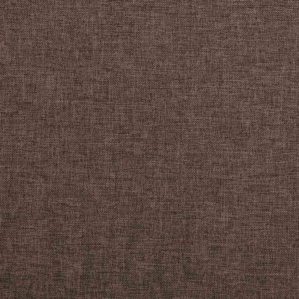 Rideaux occultants aspect lin et crochets 2 pcs Taupe 140x245cm