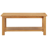 Coffee table 110x55x40 cm Solid oak wood