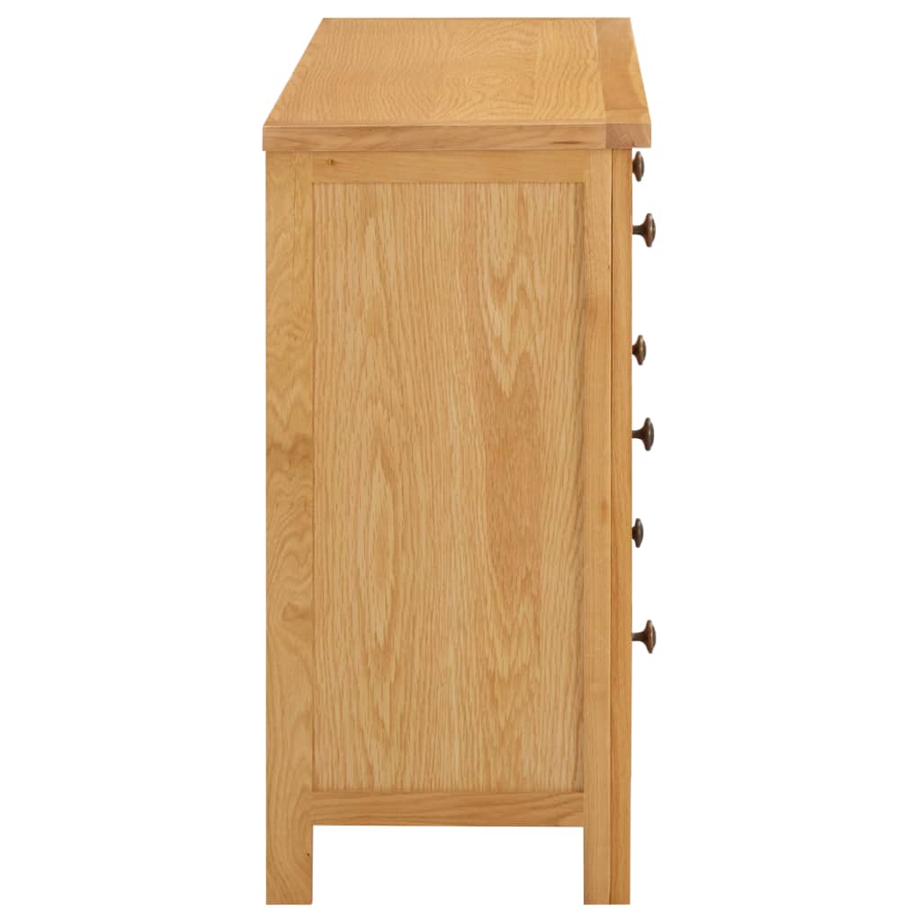 Commode 105x33,5x73 cm Bois de chêne massif