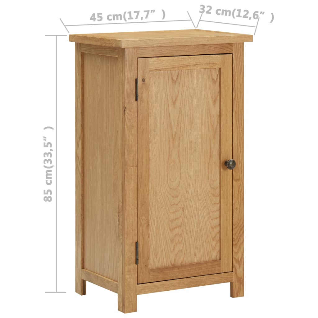 Wardrobe 45x32x85 cm Solid oak wood