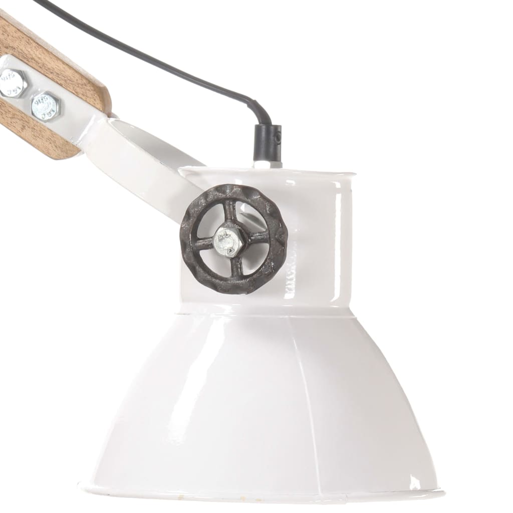 Lampe murale Style industriel Blanc Rond E27