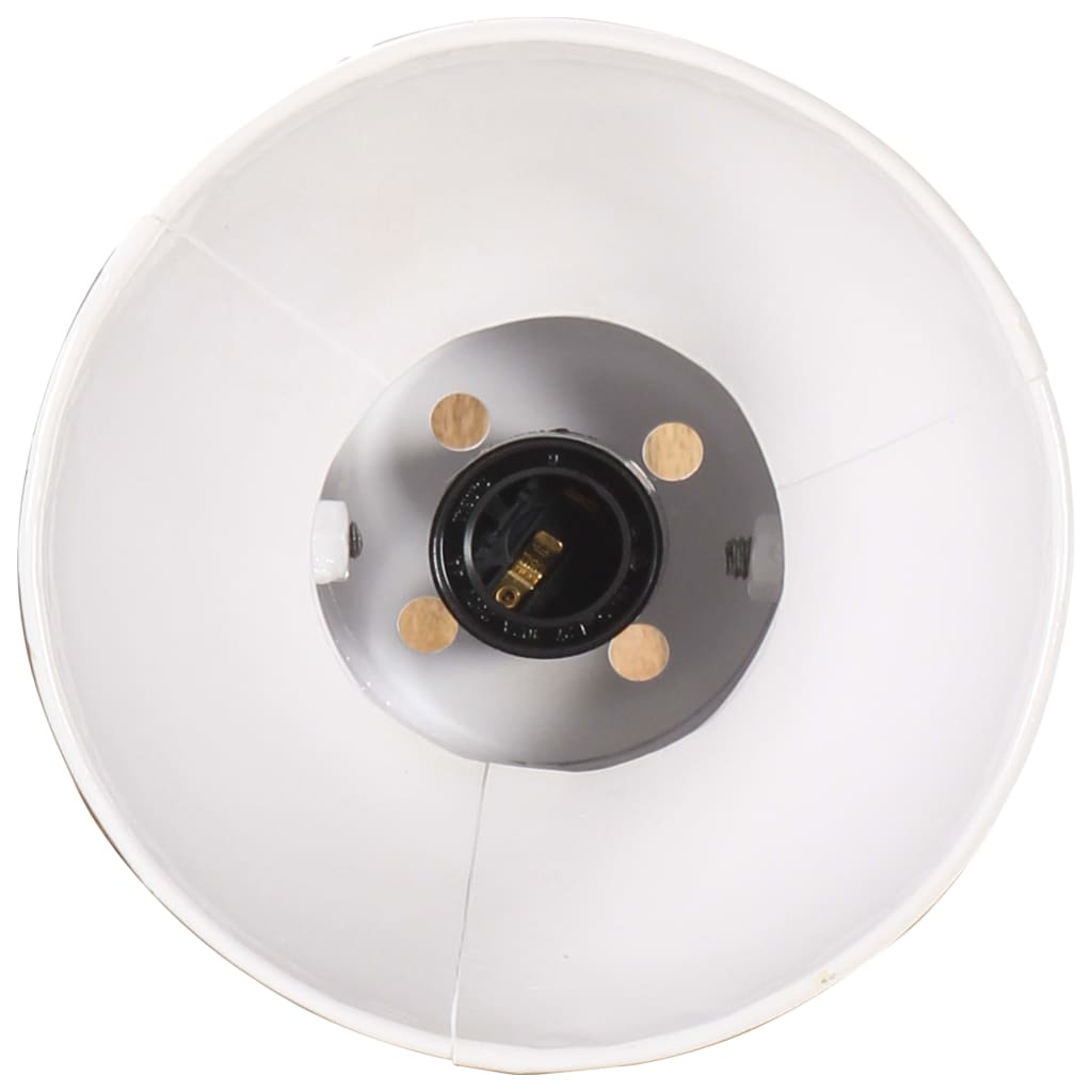 Lampe murale Style industriel Blanc Rond E27