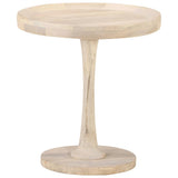 Table d'appoint Ø50x55 cm Bois de manguier massif