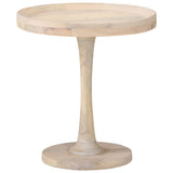 Table d'appoint Ø50x55 cm Bois de manguier massif