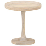 Table d'appoint Ø50x55 cm Bois de manguier massif