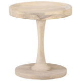 Table d'appoint Ø40x45 cm Bois de manguier massif