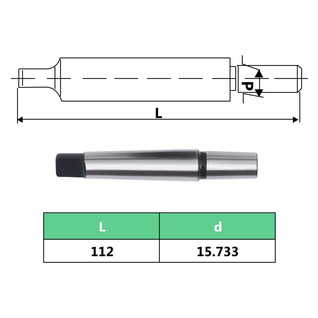 MT2-B16 Bohrfutter mit 13 mm Spannbereich